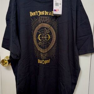 Nike Black Tee with Gold Graphic XXL, Camo Leggings 1X and Sports Bra 3X